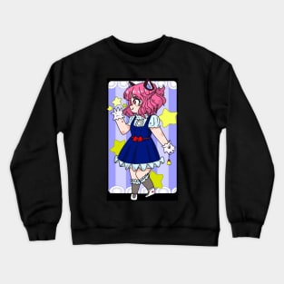 Neko Maid girl Crewneck Sweatshirt